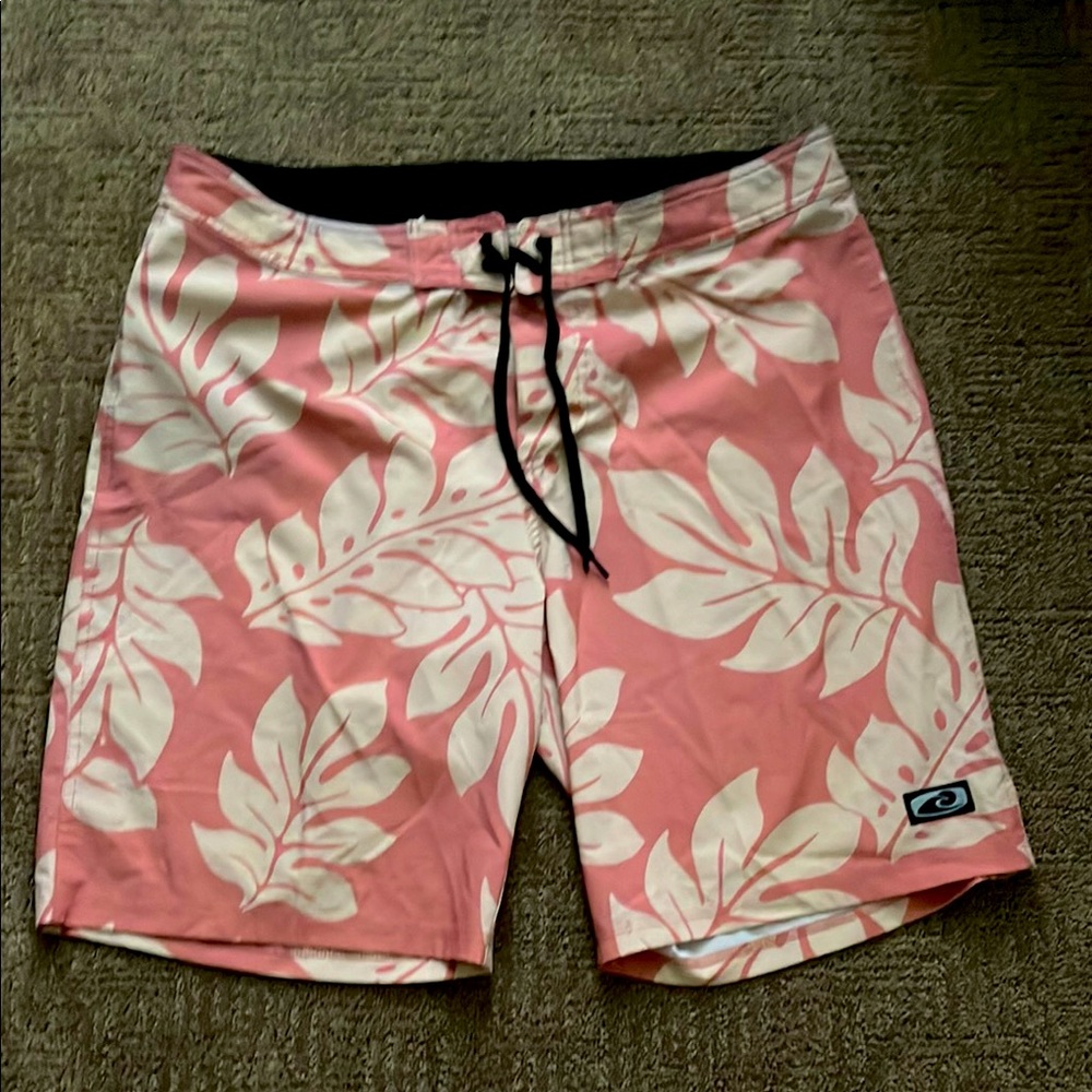 Hawaiian swim trunks